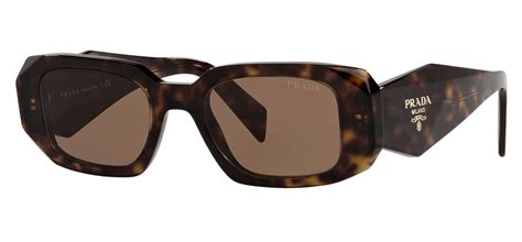 prada oversized tortoiseshell sunglasses|prada pr17ws sunglasses tortoise brown.